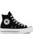 Chuck Taylor All Star Platform Canvas Kadın Siyah Günlük Stil Ayakkabı 560845C 1