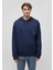 Erkek Sweatshirt Lacivert M0S10275-70490 Kapüşonlu  Loose 3