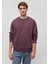 Erkek Sweatshirt Vişne M0S10276-70260 Bisiklet Yaka Loose 1