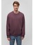 Erkek Sweatshirt Vişne M0S10276-70260 Bisiklet Yaka Loose 4
