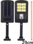 CL-180 Solar Güneş Enerjili Sokak Lambası Bahçe Armatürü Aydınlatması 3 Modlu 6 Cob Ledli 30CM Yükseklik 3