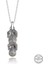 Swarovski Crystal Taşlı Salkım Gümüş Kadın Kolye 1