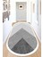 Javole Ekru Oval Dekoratif Halı Djt 80 x 120 1