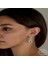 Swarovski Crystal Taşlı Gümüş Damla Sallantılı Kadın Küpe 2