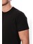 Erkek Bisiklet Yaka Tişört Regular Fit Pamuk Basic T-Shirt 4