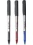 Z Ball Konik Roller Kalem Kırmızı Mavi Siyah 3lü Set 1