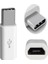 Beyaz Mikro USB Type-C USB Dönüştürücü 1