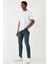 Streç Pamuklu Slim Fit Normal Bel Dar Paça Jeans Erkek Kot Pantolon 1131S11NAPOLI 1