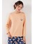 Streç Regular Fit Beli Lastikli Bisiklet Yaka Pijama Takımı Kadın Pijama Takımı 65714101 5