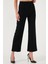 Standart Fit Çimalı Yüksek Bel Düz Paça Pantolon Kadın Pantolon 5865972 3