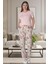 Mecit 6058 Pudra Kadın Pijama Takımı 1