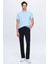 Slim Fit Lacivert Beli Lastikli Bağcıklı Fermuarlı Likralı Rahat Jogger Pantolon 2HC03ORTJGR01 2