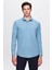 Slim Fit Petrol Italyan Yaka Dar Kesim Klasik Kravatlık Uzun Kollu Kolay Ütülenebilir Nefe 2HF02ORT5185 1