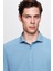 Slim Fit Petrol Italyan Yaka Dar Kesim Klasik Kravatlık Uzun Kollu Kolay Ütülenebilir Nefe 2HF02ORT5185 3