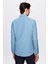 Slim Fit Petrol Italyan Yaka Dar Kesim Klasik Kravatlık Uzun Kollu Kolay Ütülenebilir Nefe 2HF02ORT5185 4