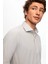 Slim Fit Gri Italyan Yaka Dar Kesim Klasik Kravatlık Uzun Kollu Kolay Ütülenebilir Nefes A 2HF02ORT5185 2
