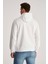 Relaxed Fit Beyaz Pamuklu Logo Baskılı Sweatshirt 8HCE2ORT01001 4
