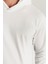 Relaxed Fit Beyaz Pamuklu Logo Baskılı Sweatshirt 8HCE2ORT01001 5
