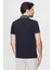 Ds Damat Regular Fit Lacivert Pike Dokulu T-Shirt 2HC14ORT1002M 4