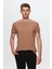 Ds Damat Slim Fit Vizon/Tarçın/Haki 3'Lü T-Shirt 4HC14ORTBN533 2