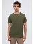 Ds Damat Slim Fit Vizon/Tarçın/Haki 3'Lü T-Shirt 4HC14ORTBN533 4