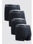 Ds Damat Lacivert Beli Lastikli Marka Logolu Likralı Esneyebilen 4'Lü Boxer Set 4HC44ORTBS04 2
