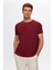 Comfort Bordo %100 Pamuk T-shirt 6HC14ORT02006 1