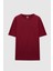 Comfort Bordo %100 Pamuk T-shirt 6HC14ORT02006 5