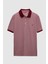 Ds Damat Regular Fit Bordo Polo Yaka Nakışlı Pamuk Karışımlı T-Shirt 8HC14ORT52000 5