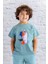 Erkek Çocuk Baskılı T-Shirt - Mint 1