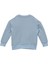 Kız Çocuk Cep Detaylı Baskılı Sweatshirt - Bebek Mavisi 3