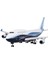 1/160 Ölçekli Boeing 747 Prototip Model Uçak 4