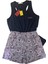 Pierre CARDIN-7268-BAYAN Sporcu Şortlu Pijama Takımı-Lacivert 4