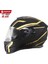 FF-869 Blade Mat Siyah-Gold Güneş Vizörlü Kapalı Kask 2