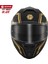 FF-869 Blade Mat Siyah-Gold Güneş Vizörlü Kapalı Kask 4