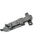 Antika Tarz Dekoratif Pirinç Yassı Kapı Sürgüsü - 35X145 Mm, Oksit 1