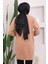 Bisküvi Taş Detaylı Peluş Triko Tunik 3