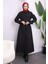 Siyah Crop Ceket Etekli Takım 2