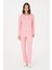 Kadın Pembe Pijama Takım 50302755-VR041 1