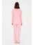 Kadın Pembe Pijama Takım 50302755-VR041 5
