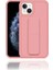 Apple IPhone 13 Mini Uyumlu Mat Rose Gold Yumuşak Silikon Standlı Tutacaklı (Tutamaçlı) Telefon Kılıfı 2