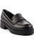 Siyah Kadın Loafer Ayakkabı K01129107009 3