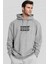 Erkek Gri Never Baskılı Kapüşonlu 3 Üç Iplik Polar Kanguru Cepli Oversize Sweatshirt Hoodie 2