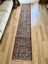 55X305 cm Çiçek Desenli William Morris Stili Modern Nostaljik El Dokuma Yün Kilim 1
