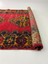 118X231 cm Kırmızı Renkli Rustik Desenli El Dokuma Yün Türk Kilim 5