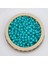 Plastik 10 mm Turkuaz makrome Boncuk 500 Gram 1