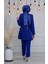 Ribas Abiye Pantalonlu Takım R132 Saks Mavi 3