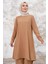 Seyal Tunik Pantolon Bürümcük Takım 1252 - Vizon 2