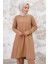 Seyal Tunik Pantolon Bürümcük Takım 1252 - Vizon 4