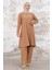 Seyal Tunik Pantolon Bürümcük Takım 1252 - Vizon 1